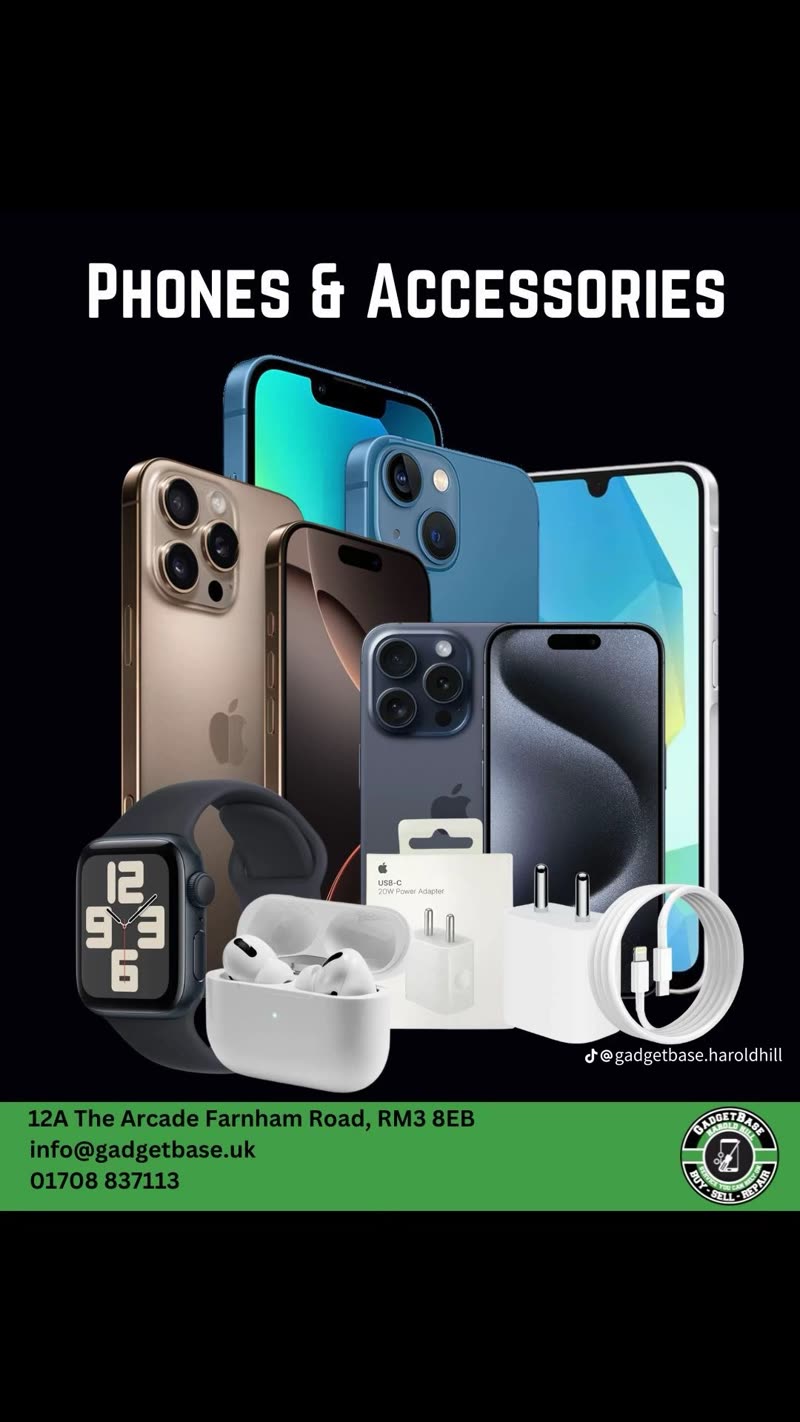Phones and accessories poster